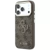 GUESS 4G & Big Resin Logo kotelo iPhone 17 Pro / 18 Pro - ruskea