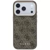 GUESS 4G & Big Resin Logo kotelo iPhone 17 Pro / 18 Pro - ruskea