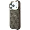 GUESS Embossed 4G Classic MagSafe-kotelo iPhone 17 Pro Max / 18 Pro Max - ruskea