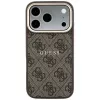 GUESS Embossed 4G Classic MagSafe-kotelo iPhone 17 Pro Max / 18 Pro Max - ruskea