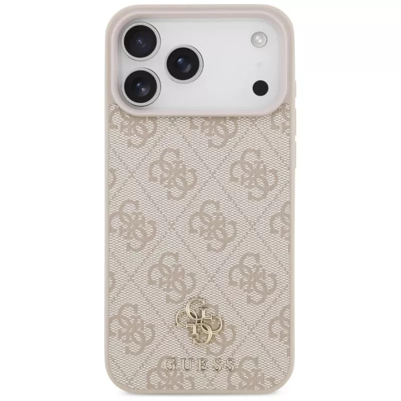 GUESS 4G Small Classic Logo MagSafe-kotelo iPhone 18 Pro Max / 17 Pro Max - pinkki