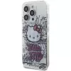 Hello Kitty HKHCP15XHDGPHT iPhone 15 Pro Max 6,7 tuuman valkoinen hardcase IML Kitty On Bricks Graffiti
