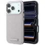 Karl Lagerfeld Grained Mono Resin Logo MagSafe-kotelo iPhone 18 Pro Max / 17 Pro Max - pinkki