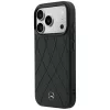 Mercedes-Benz nahka Crossed Lines MagSafe-kotelo iPhone 18 Pro / 17 Pro - musta