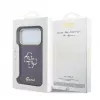 GUESS 4G Script Metal takasuojakotelo Apple iPhone 18 Pro / 17 Pro - viininpunainen