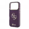 GUESS 4G Script Metal takasuojakotelo Apple iPhone 18 Pro / 17 Pro - viininpunainen