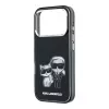 Karl Lagerfeld Karl & Choupette Bodies Sketch Print MagSafe-kotelo iPhone 18 Pro Max / 17 Pro Max - musta