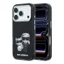 Karl Lagerfeld Karl & Choupette Bodies Sketch Print MagSafe-kotelo iPhone 18 Pro Max / 17 Pro Max - musta