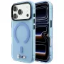 BMW M IML Frosted kotelo metallilogolla & MagSafe iPhone 18 Pro Max / 17 Pro Max - sininen