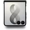 GUESS 4G Classic MagSafe -kotelo Samsung Galaxy Z Flip8 - musta