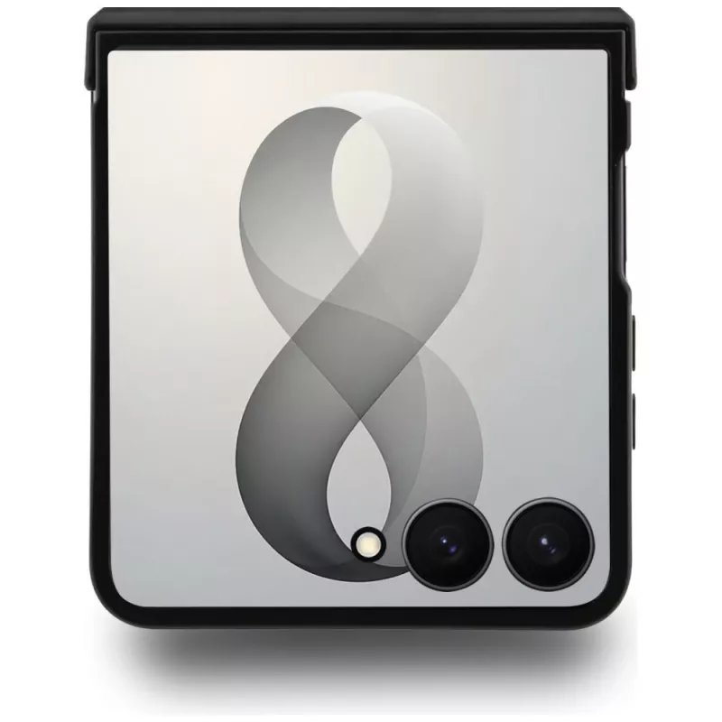 GUESS 4G Classic MagSafe -kotelo Samsung Galaxy Z Flip8 - musta