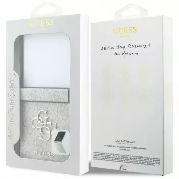 GUESS 4G Big Logo -kovakotelo Samsung Galaxy Z Flip5 - pinkki