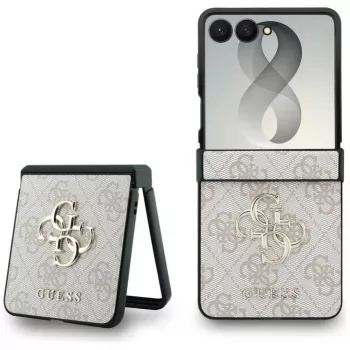 GUESS 4G Big Logo -kovakotelo Samsung Galaxy Z Flip5 - pinkki