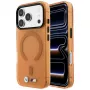 BMW M IML Frosted Metal Logo & Trims MagSafe -kotelo iPhone 18 Pro Max / 17 Pro Max - oranssi
