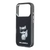 Karl Lagerfeld IML Choupette Body Sketch Print MagSafe -kotelo iPhone 18 Pro / 17 Pro - musta