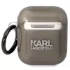 Karl Lagerfeld KLA2HNIKTCK AirPods 1/2 kotelo musta Karl's Head