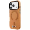 BMW M IML Frosted Metal Logo & Trims MagSafe -kotelo iPhone 18 Pro / 17 Pro - oranssi
