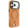 BMW M IML Frosted Metal Logo & Trims MagSafe -kotelo iPhone 18 Pro / 17 Pro - oranssi