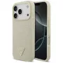 GUESS Croco Triangle Logo MagSafe -kotelo iPhone 17 Pro - kulta