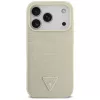 GUESS Croco Triangle Logo MagSafe -kotelo iPhone 17 Pro - kulta