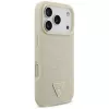 GUESS Croco Triangle Logo MagSafe -kotelo iPhone 17 Pro - kulta
