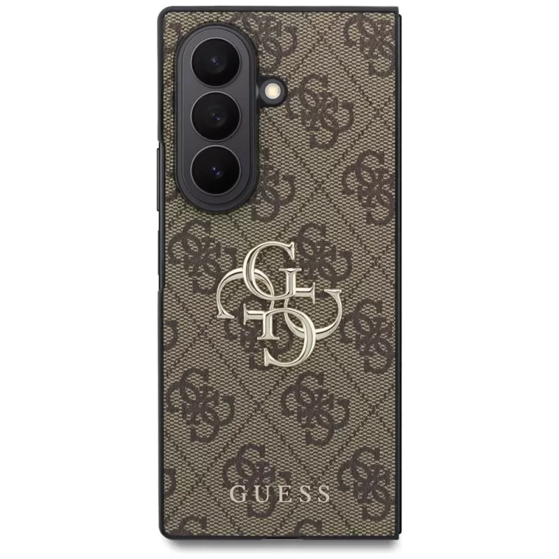 Guess Big 4G Logo -kotelo Samsung Galaxy Z Fold 8 Ultra - ruskea