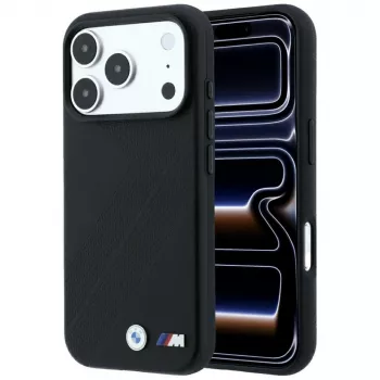 BMW M Tire Track Metall-Logo MagSafe -kotelo iPhone 18 Pro Max / 17 Pro Max - musta