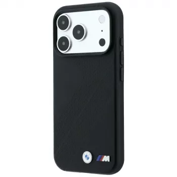 BMW M Tire Track Metall-Logo MagSafe -kotelo iPhone 18 Pro Max / 17 Pro Max - musta