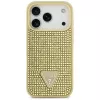 GUESS Rhinestone Triangle Logo -kotelo iPhone 17 Pro - kulta