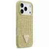 GUESS Rhinestone Triangle Logo -kotelo iPhone 17 Pro - kulta
