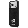 Karl Lagerfeld Rhinestones Karl & Choupette Pin -kotelo iPhone 17 Pro Max - musta