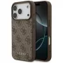 GUESS 4G Classic -kotelo iPhone 18 Pro / 17 Pro - ruskea
