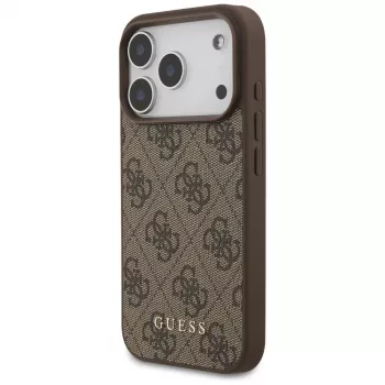 GUESS 4G Classic -kotelo iPhone 18 Pro / 17 Pro - ruskea