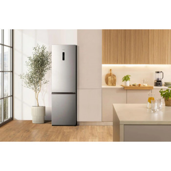 Gorenje NRK620DAXL4 vapaasti seisova NoFrost Plus jää-pakastinkaappi, 331 l kokonaistilavuus, Dark Inox, energialuokka D