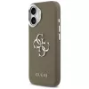 Guess Grained Big 4G Classic Logo -kotelo Apple iPhone 17 - ruskea