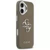 Guess Grained Big 4G Classic Logo -kotelo Apple iPhone 17 - ruskea