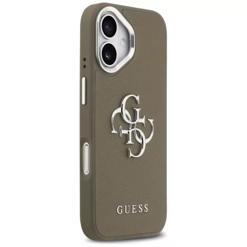 Guess Grained Big 4G Classic Logo -kotelo Apple iPhone 17 - ruskea