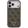 GUESS 4G Triangle Logo MagSafe -kotelo iPhone 18 Pro Max / 17 Pro Max - ruskea