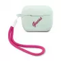 GUESS Vintage silikonikotelo AirPods Pro - sininen fuksia