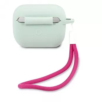 GUESS Vintage silikonikotelo AirPods Pro - sininen fuksia