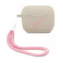 GUESS Vintage silikonikotelo Apple AirPods Pro - harmaa pinkki