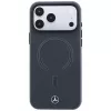 Mercedes nahka 3D MagSafe -kotelo iPhone 18 Pro Max / 17 Pro Max - antrasiitti