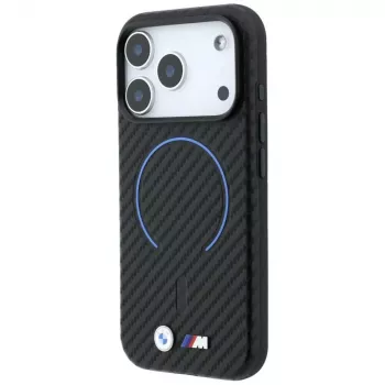 BMW M Carbon Printed Ring MagSafe-kotelo iPhone 18 Pro Max / 17 Pro Max - musta