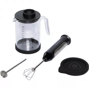 Graef MS 202 induktiomaitovaahdotin, 200 ml vaahdotus / 350 ml kuumennus, ruostumaton teräs, hopea