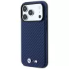 BMW M Carbon Metal Logo MagSafe-kotelo iPhone 18 Pro / 17 Pro - navy