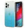 Mercedes-Benz MEHCP12LCLGBL iPhone 12 Pro Max kova kuori Transparent Line sininen