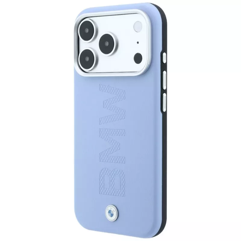 BMW Sign Centered Deboss MagSafe-kotelo iPhone 18 Pro / 17 Pro - sininen