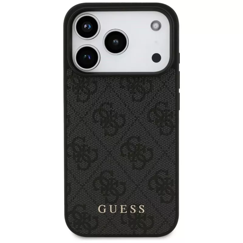 GUESS 4G Classic takasuojakotelo Apple iPhone 18 Pro / 17 Pro - musta