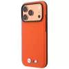 BMW M Quadrille Kevlar Metal Logo MagSafe-kotelo iPhone 18 Pro / 17 Pro - oranssi