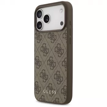 GUESS 4G Classic kotelo iPhone 18 Pro Max / 17 Pro Max - ruskea